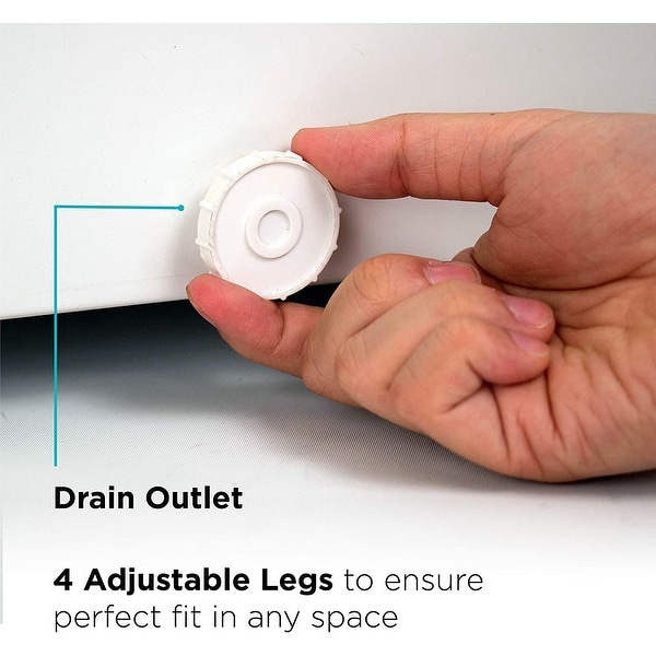 Black and Decker 3.5ft Chest Freezer White