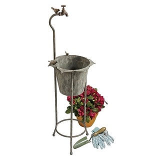 Design Toscano Vintage Faucet Planter