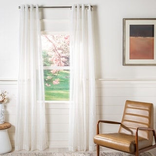 SAFAVIEH Zana Sheer Window Curtain Panel