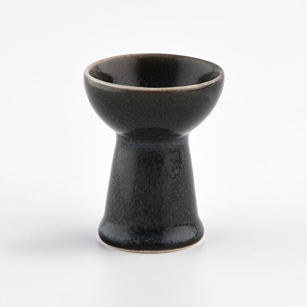 Black Porcelain Egg Cup