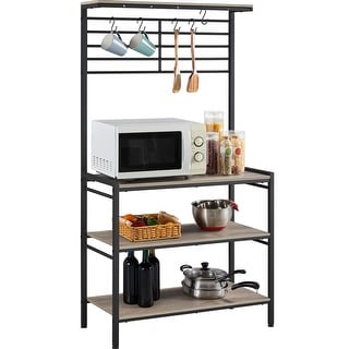 Yaheetech 4-tier Kitchen Baker's Rack Kitchen Microwave Oven Stand