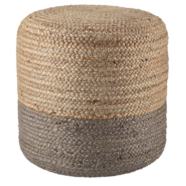Oliana Cylinder Jute Pouf