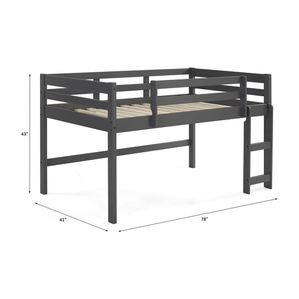 ACME Lara Twin Loft Bed in Grey