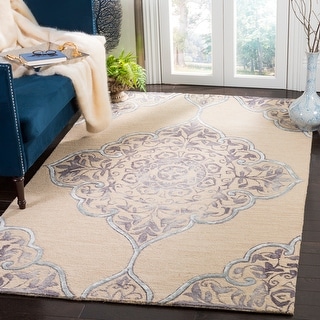 SAFAVIEH Handmade Dip Dye Luana Medallion Wool Rug