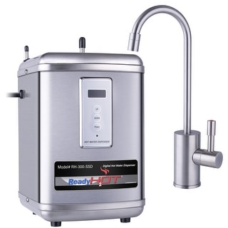 Instant Hot Water Dispenser with Single Handle Brushed Nickel Faucet