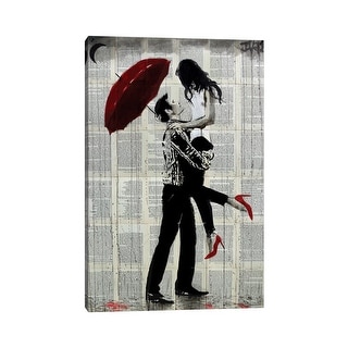 iCanvas "Love Rain" by Loui Jover Canvas Print
