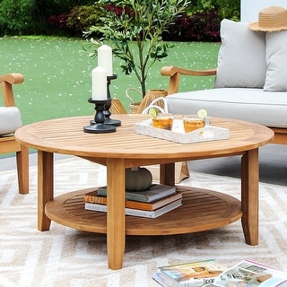 Cambridge Casual Leon Teak Patio Coffee Table