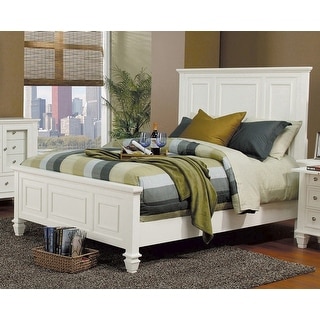 Aurillac Coastal Wood Panel Bed