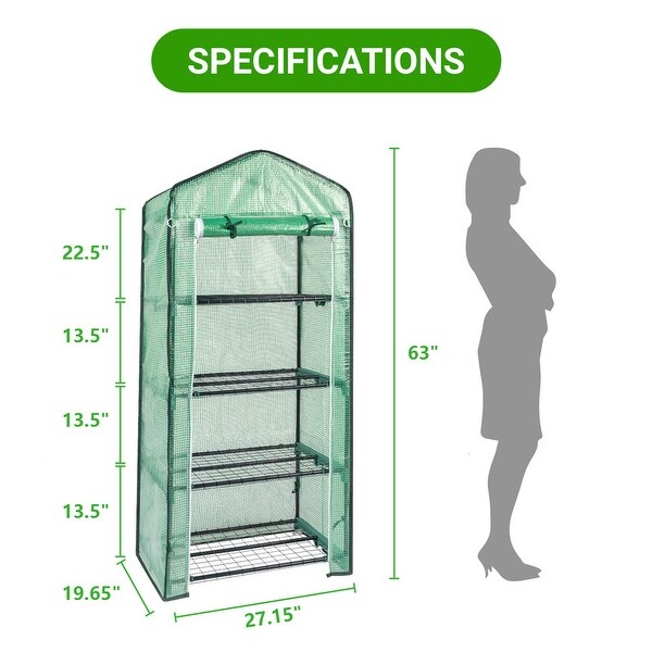 27"W x 63"H Mini Greenhouse
