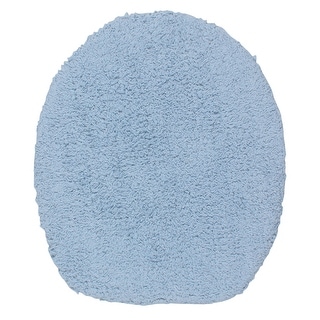 Double Ruffle Collection Absorbent Cotton Machine Washable Lid Cover