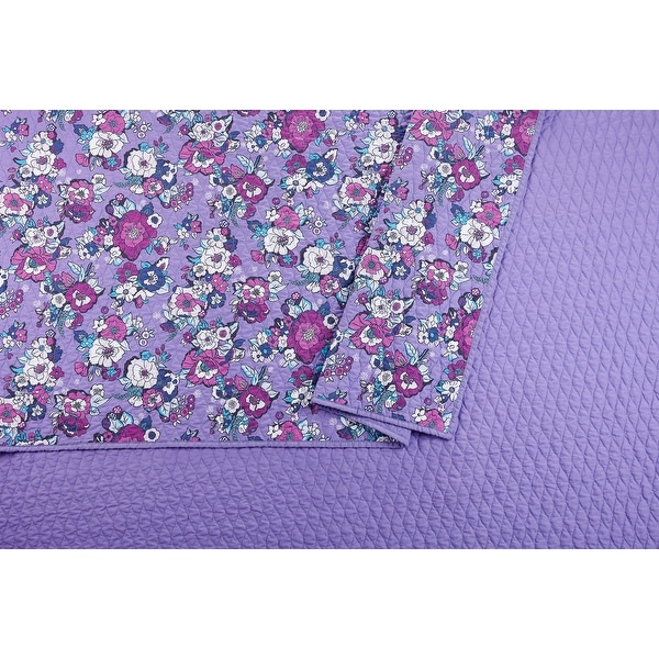 Vera Bradley Enchanted Garden Quilt Set, 3 Pieces