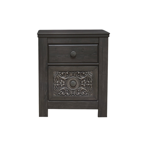 Signature Design by Ashley Paxberry Antiqued Woodgrain 2-drawer Nightstand