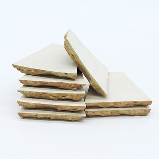 Moroccan Handmade Mosaic Zellige Tile 4"x4" Trapezoid Shape Off White Floor Wall Indoor Outdoor.