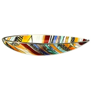 Art Glass Centerpiece, Rainbow Eclipse (Brazil)