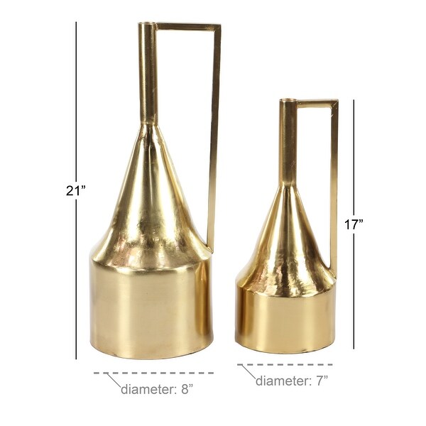 Iron Glam Vase (Set of 2)