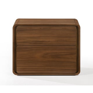 Modrest Dustin Modern Walnut Nightstand