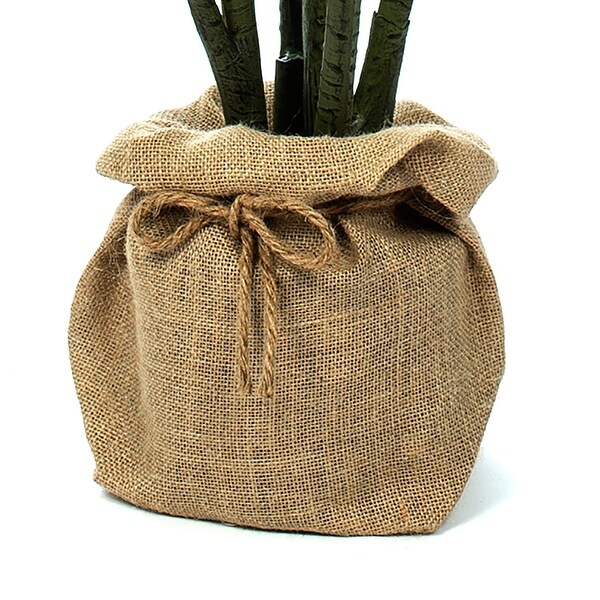 Fiddle Leaf Fig Faux Tree in pot (Set of 2) - Green - 73.23'' H x 31.1'' W x 20.47'' D