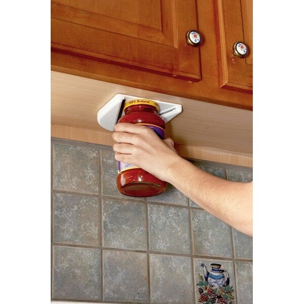 HIC Under Cabinet Mount Jar Lid Opener Cap Vise