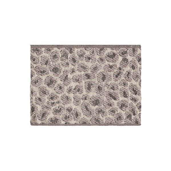 Authentic Hotel and Spa Turkish Cotton Cheetah Jacquard Trim Dark Grey 3-piece Towel Set