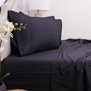 Super Soft Brushed Microfiber 1800 Series 4 Piece Bed Sheet Set Bedding Deep Pockets 16''
