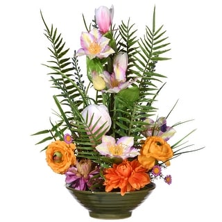 8" Potted Floral Assortment - 18 in