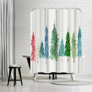 Christmas Trees By PI Holiday Collection - Shower Curtain