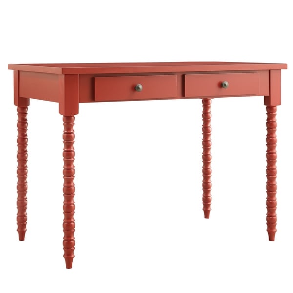 Lyndale 2-Drawer Helix Legs Office Desk by iNSPIRE Q Bold