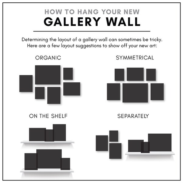 Modern Tropical Greenery 6 Piece Framed Print Gallery Wall Art Set