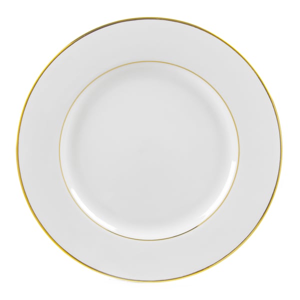 Gold Double Line Charger Plate (Set of 6)