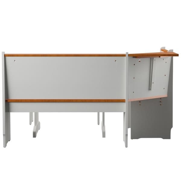 Linon Middlecreek Farmhouse Breakfast Nook Dining Set