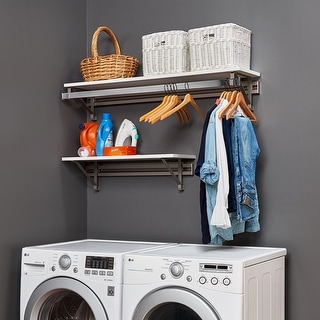 Arrange a Space RBH Ultimate Laundry Room Organizer Shelf System
