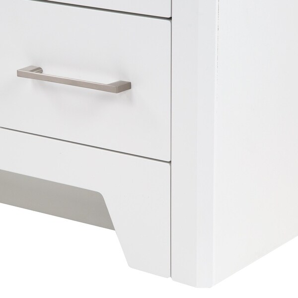 Spring Mill Cabinets 48" Salil Bathroom Vanity With Cabinet, 4 Drawers, and White Sink Top