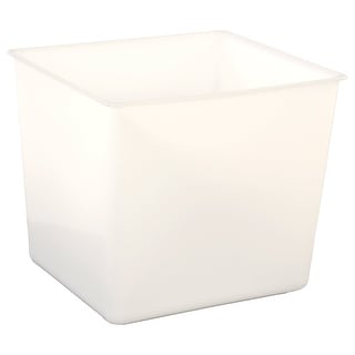 Tot Mate TM7520R.S0000 Large Opaque Bin - 12 3/4" x 11" x 11 1/16" - 5/Pack