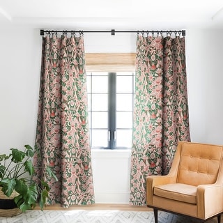 1-piece Blackout Sarilmak Green Orange Made-to-Order Curtain Panel
