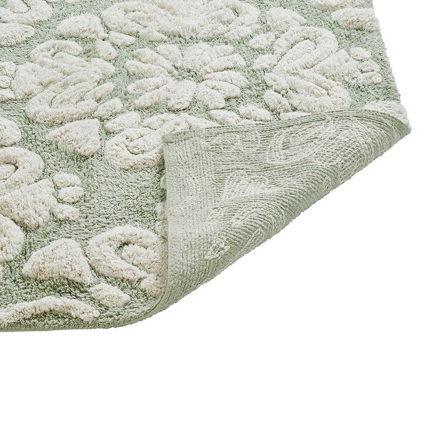 Better Trends Medallion Collection 100% Cotton Rectangle Tufted 5 Piece Bath Rugs Set