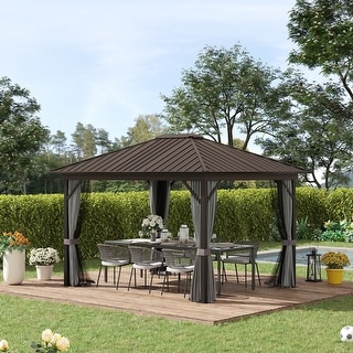 Outsunny Outdoor Hardtop Gazebo