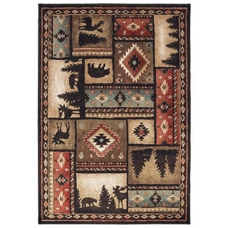 Westley Lodge Patchwork Area Rug