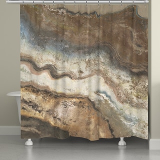 Laural Home Lava Flow Shower Curtain 71x72