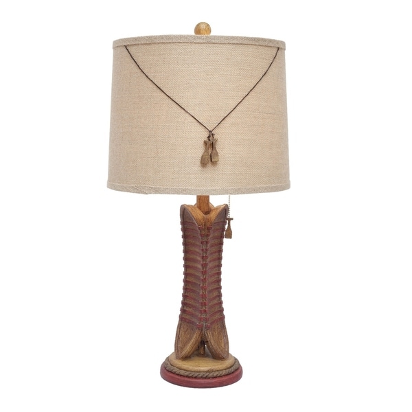 Canoe Rustic Canoe 26-inch Table Lamp
