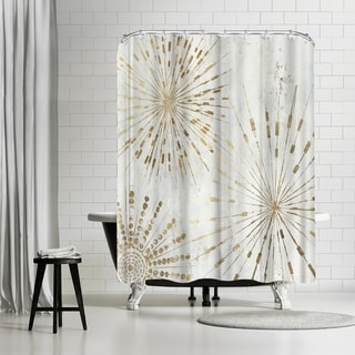 Golden Stars I - Shower Curtain