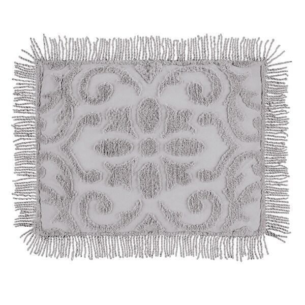 Florence Tufted Scrolling Design Chenille Pillow Sham