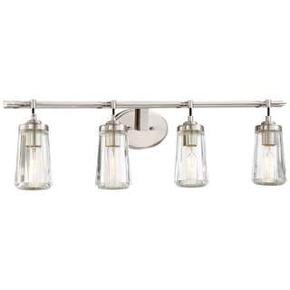Poleis Brushed Nickel 4 Light Bath By Minka Lavery