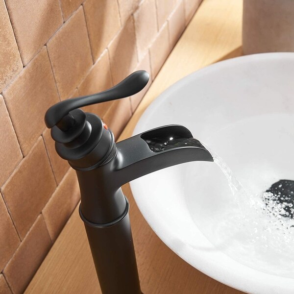 Vibrantbath Vessel Sink Faucet with Pop Up Drain Without OVerflow