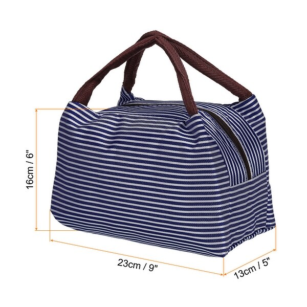 Insulated Lunch Bags, 9"x6"x6" Thermal Lunch Portable Containers Bag