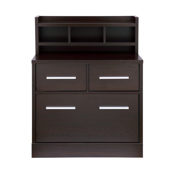 Greene Transitional 3-Drawer Wood File Cabinet Work Station by Porch & Den