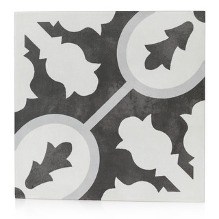 Industry Tile 9x9 Joya Black Porcelain Floor /Wall Tile (12.38 Sq.Ft./ 23 pcs box)