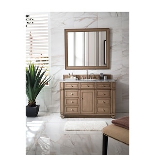 James Martin Vanities Bristol 48" Single Vanity, Whitewashed Walnut