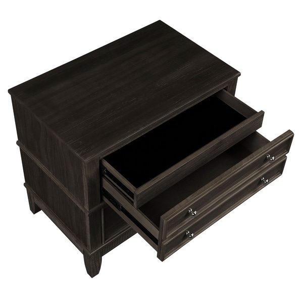 Hazel 3-Drawer Nightstand