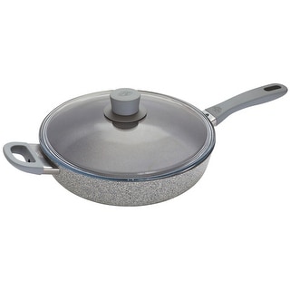 BALLARINI Parma Plus by HENCKELS Aluminum Nonstick Saute Pan with Lid - Grey
