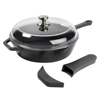 Kitchen HQ 4.5-Quart Cast Iron Nonstick Fryer Refurbished